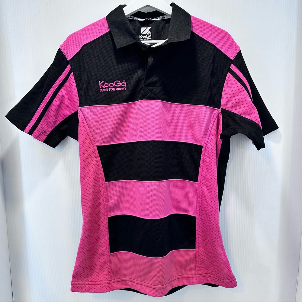 Kooga Rugby Jersey Women’s Small‎ Official Match Shirt Pink Black